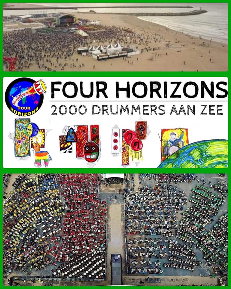 2000 Drummers on the Beach 2018