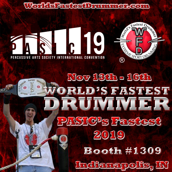 World's Fastest Drummer PASIC's Fastest 2019
