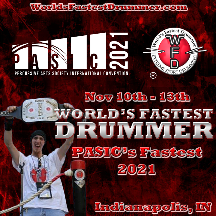 World's Fastest Drummer PASIC's Fastest 2021