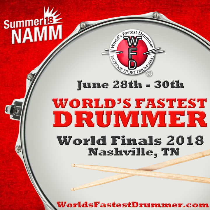 World's Fastest Drummer Championship World Finals 2018