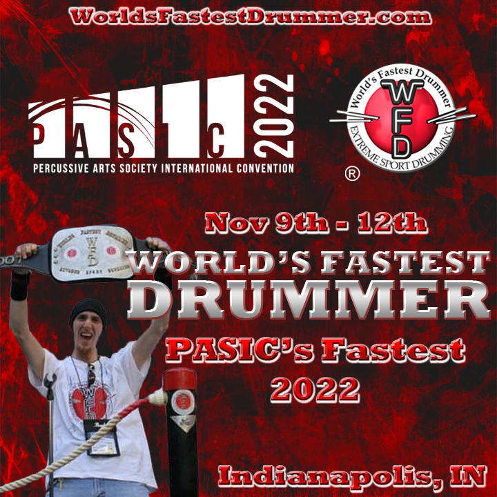 World's Fastest Drummer PASIC's Fastest 2022